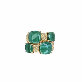 Malachite ring