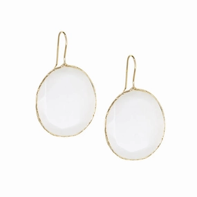 Marlyn Schiff Faceted Glass Drop Earrings