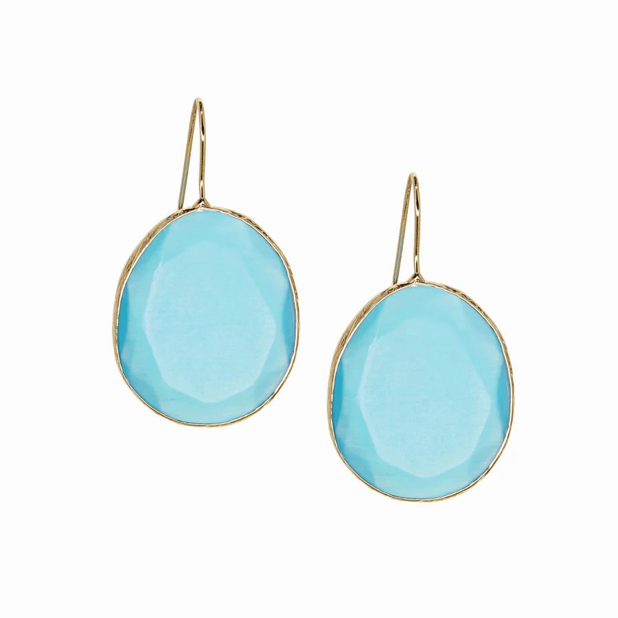 Marlyn Schiff Faceted Glass Drop Earrings