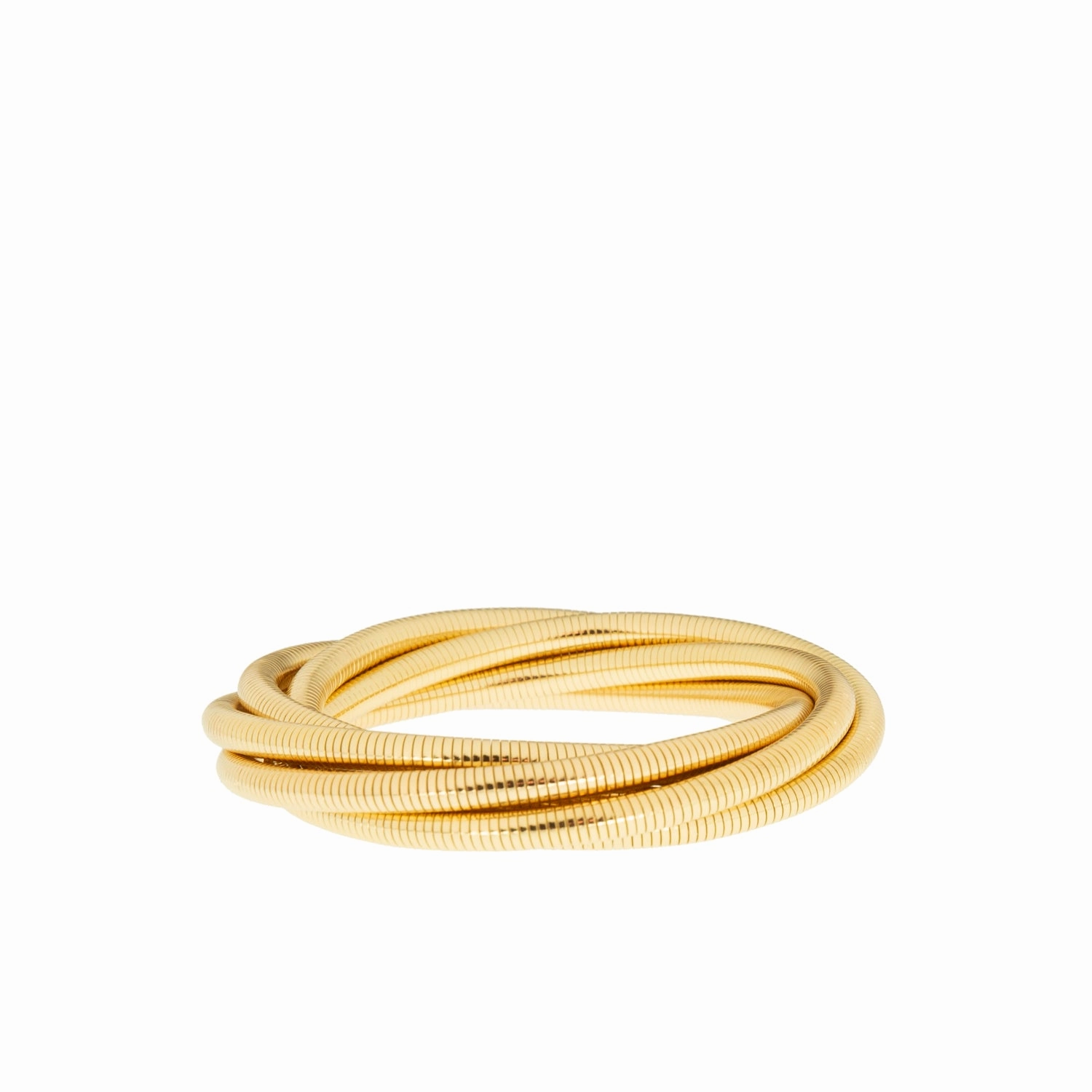 Marlyn Schiff Thin Twisted Cobra Bracelet Set