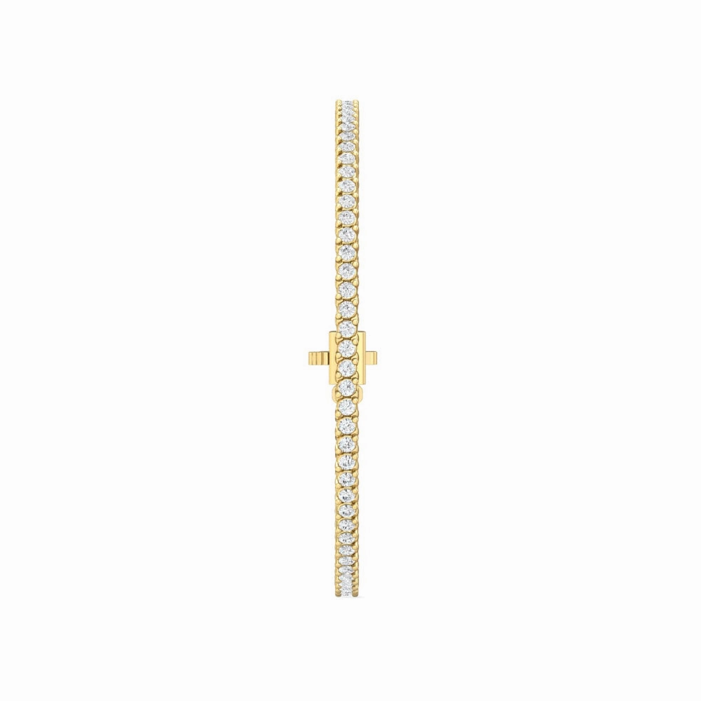 Martin Flyer 14k Gold Diamond Tennis Bracelet
