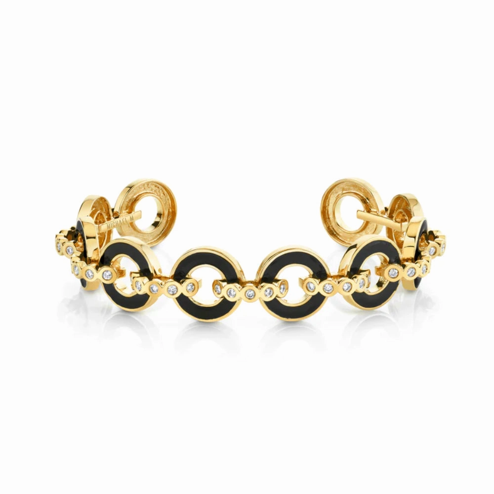 Michael M. 14k Chroma Diamond Arch Cuff