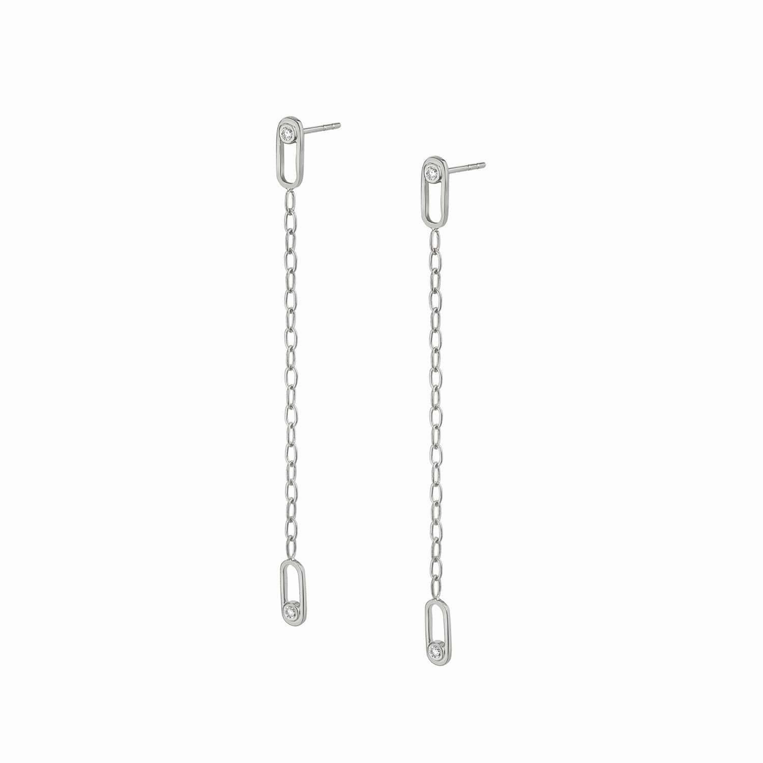 Michael M. 14k Gold Link Streamlined Earrings
