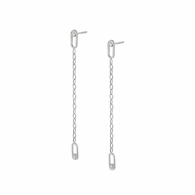 Michael M. 14k Gold Link Streamlined Earrings