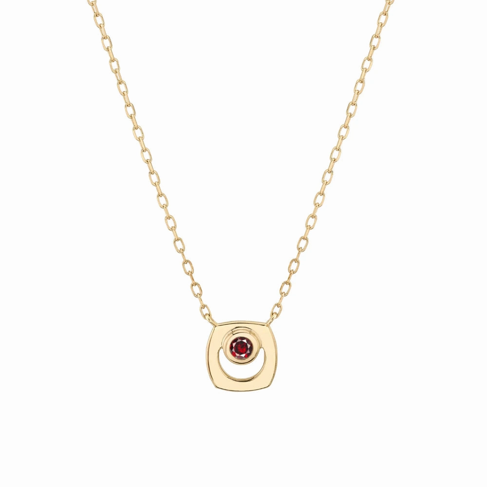 Michael M Birthstone Pendant Necklace