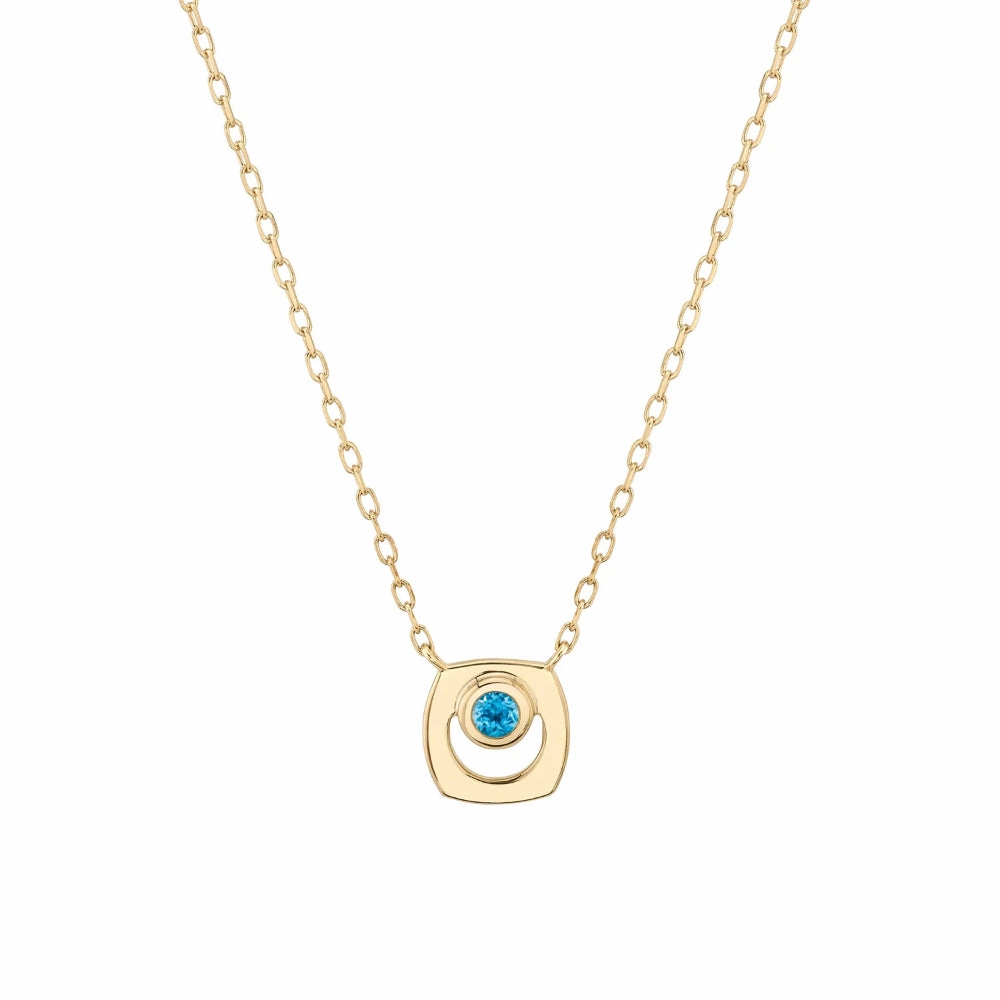 Michael M Birthstone Pendant Necklace