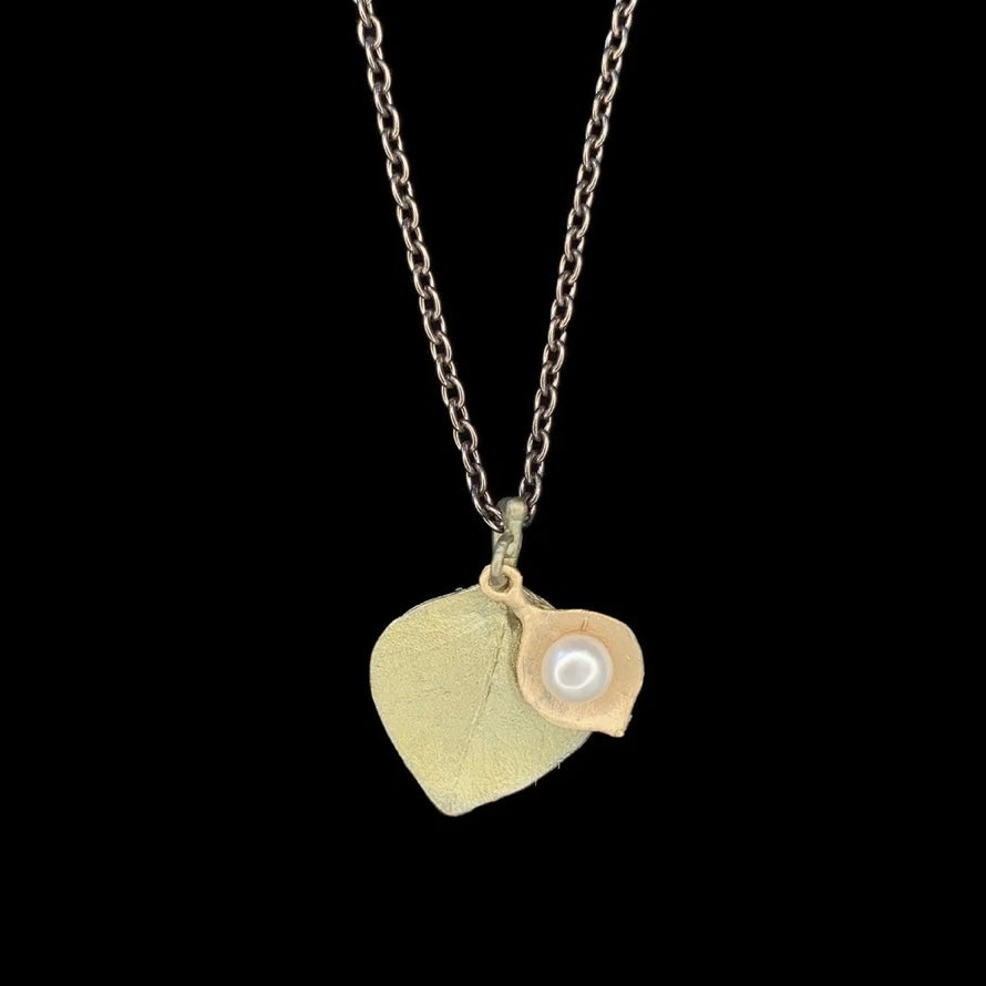 Michael Michaud Dainty Round Leaf Eucalyptus Pendant