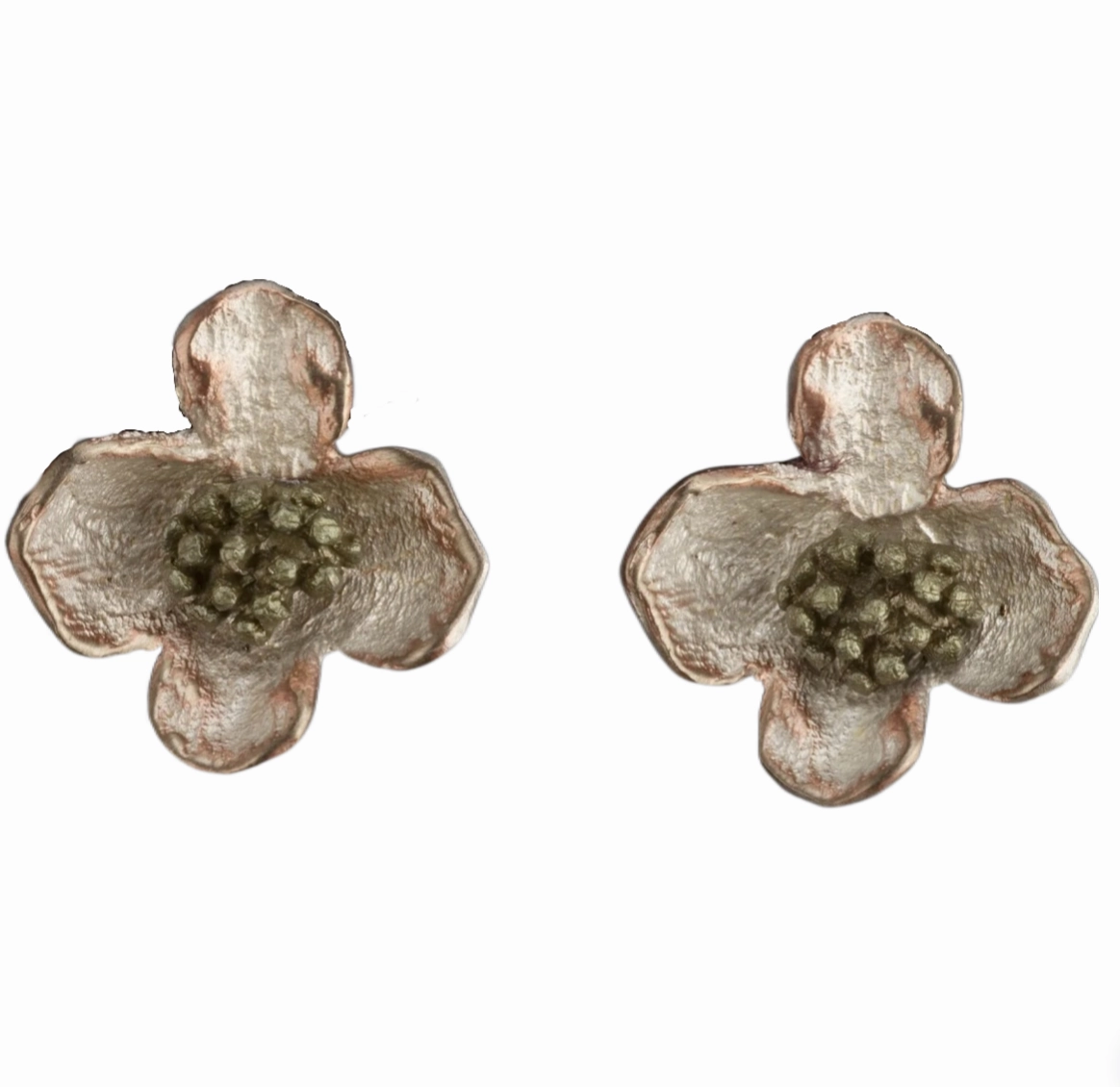 Michael Michaud Dogwood Stud Earrings
