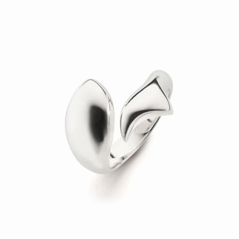 MRK "Perseverance" Fish Sterling Silver Ring SZ 8