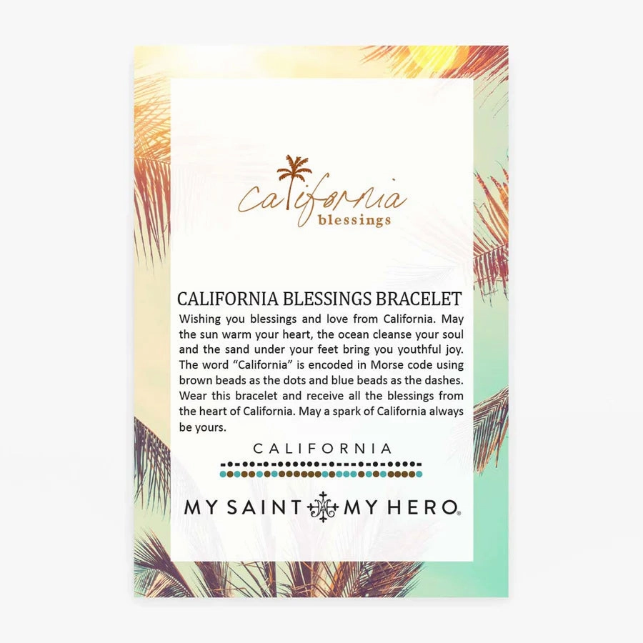 My Saint My Hero California Blessing Bracelet