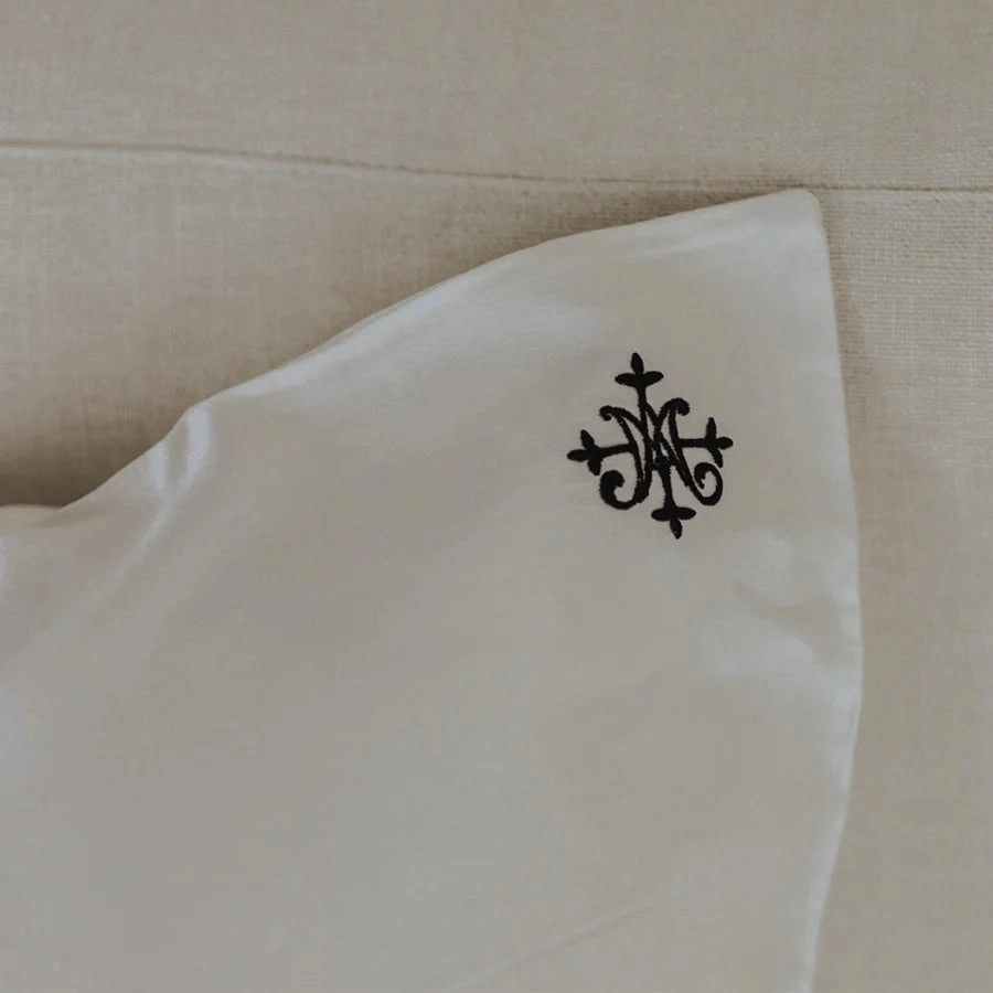 My Saint My Hero Guardian Angel Silk Pillowcase