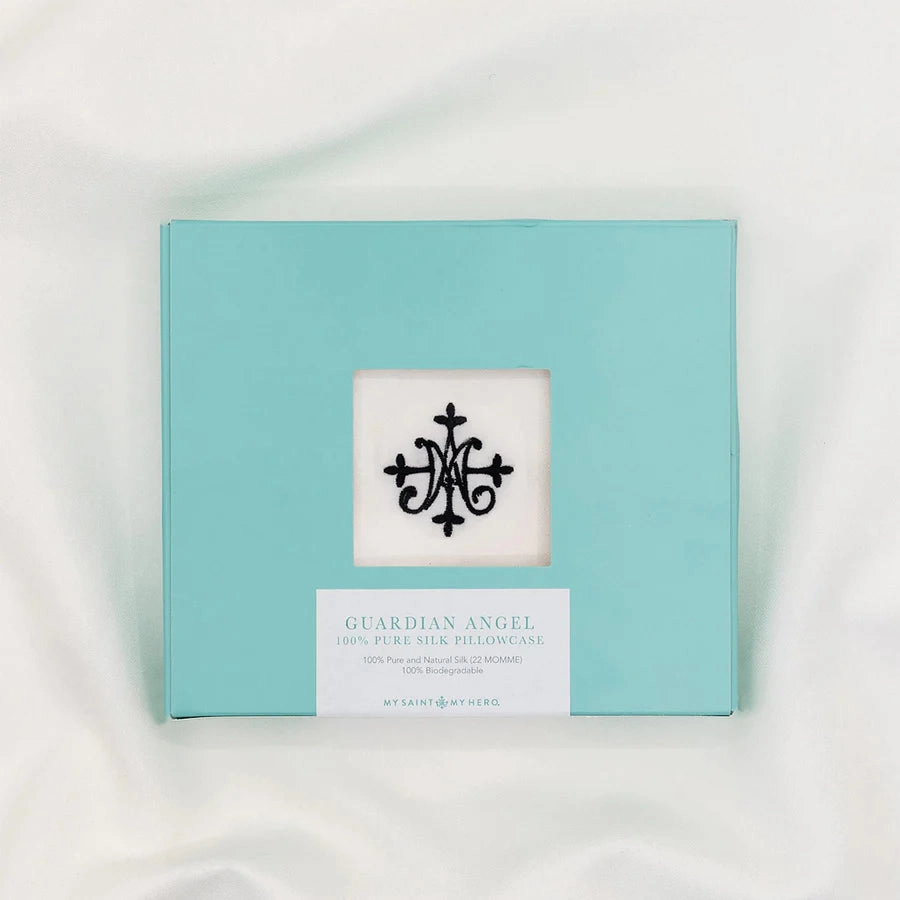 My Saint My Hero Guardian Angel Silk Pillowcase