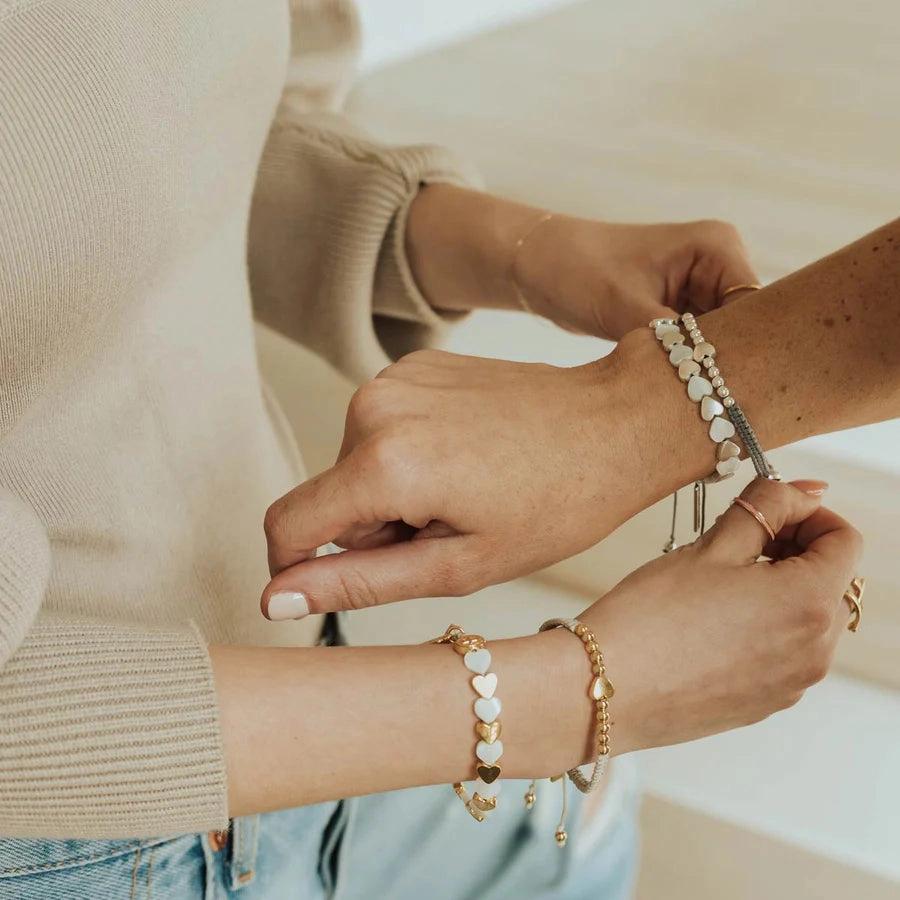 My Saint My Hero Mother of Pearl Sisters of the Heart Bracelet