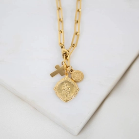 My Saint My Hero St. Christopher Protection & Guidance Necklace