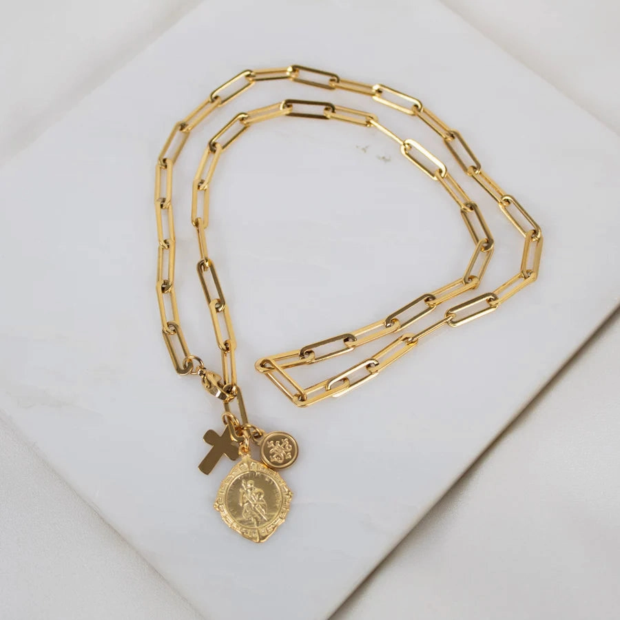 My Saint My Hero St. Christopher Protection & Guidance Necklace