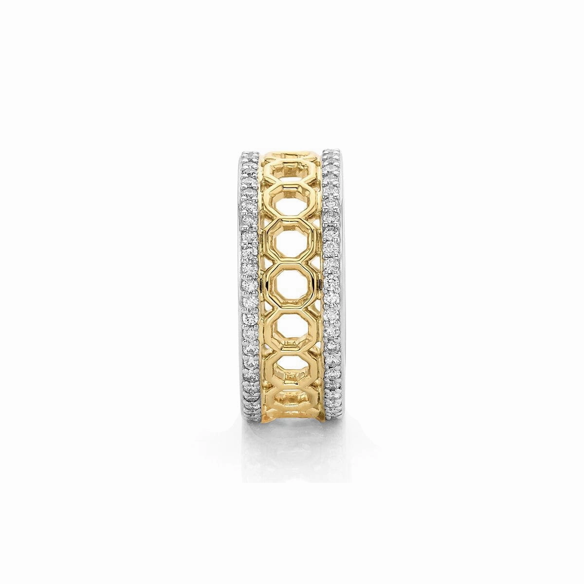Octave Wide Band Ring B553-4-YG