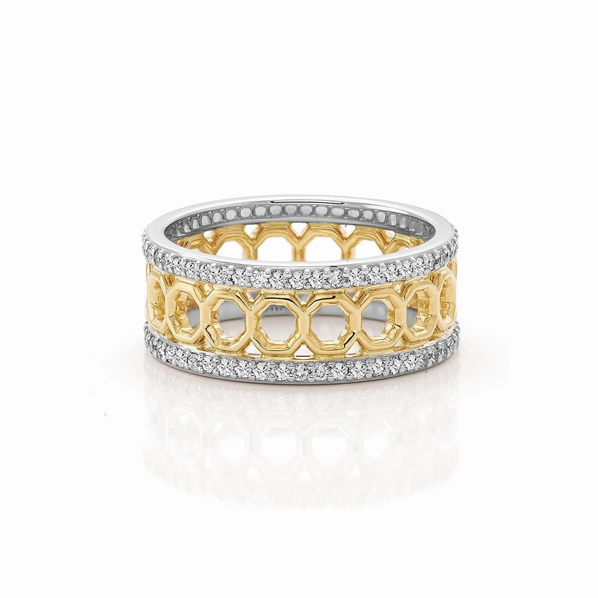 Octave Wide Band Ring B553-4-YG