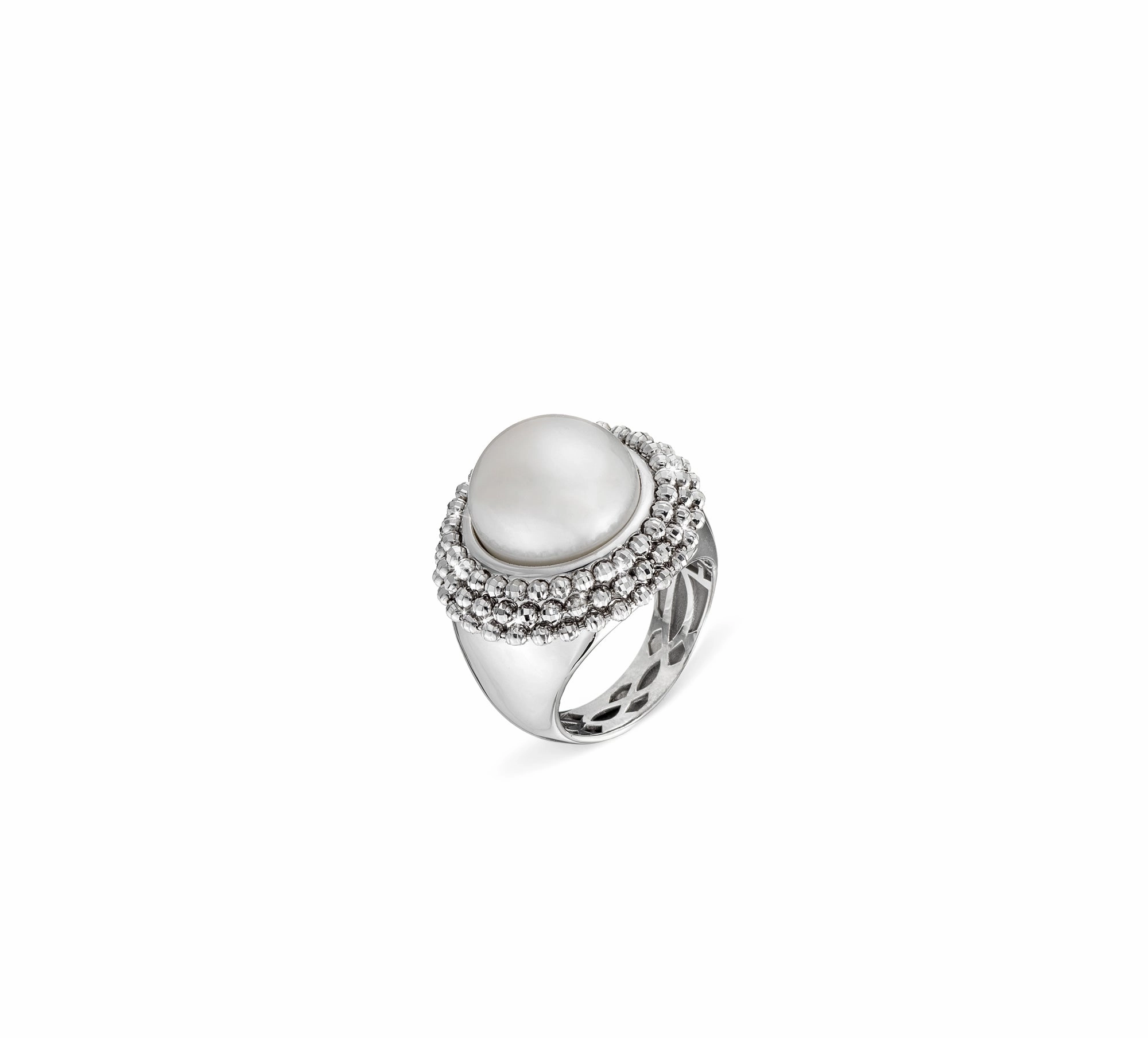Officina Bernardi Ring Divina White Pearl