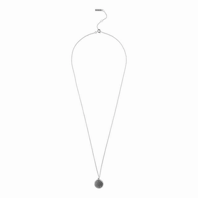 Olivia Burton Bejewelled Classics Disc Silver Necklace OBJCON76