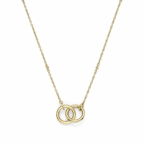 Olivia Burton Classic Amity Interlock Gold Plated Necklace 24100312