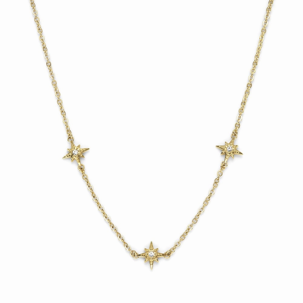 Olivia Burton Ever Stacked North Star Gold Plated Necklace 24100342