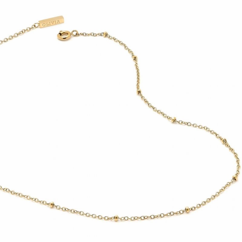 Olivia Burton Illusion Gold Stacking Necklace 24100074
