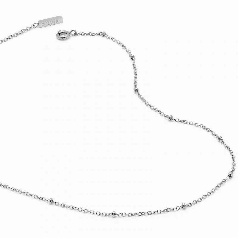 Olivia Burton Illusion Silver Stacking Necklace 24100075