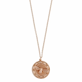 Olivia Burton Lucky Bee Rose Gold Necklace OBJAMN77