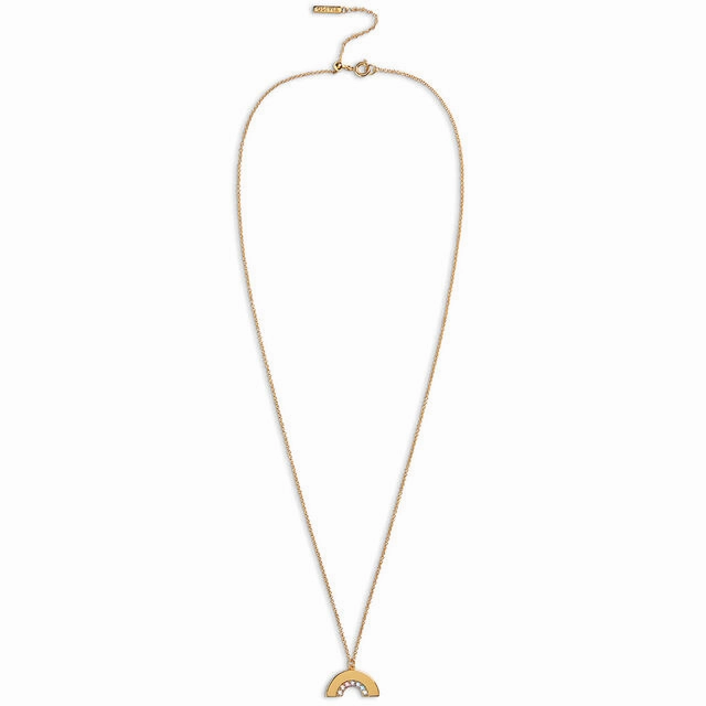 Olivia Burton Rainbow Gold Necklace OBJRBN02