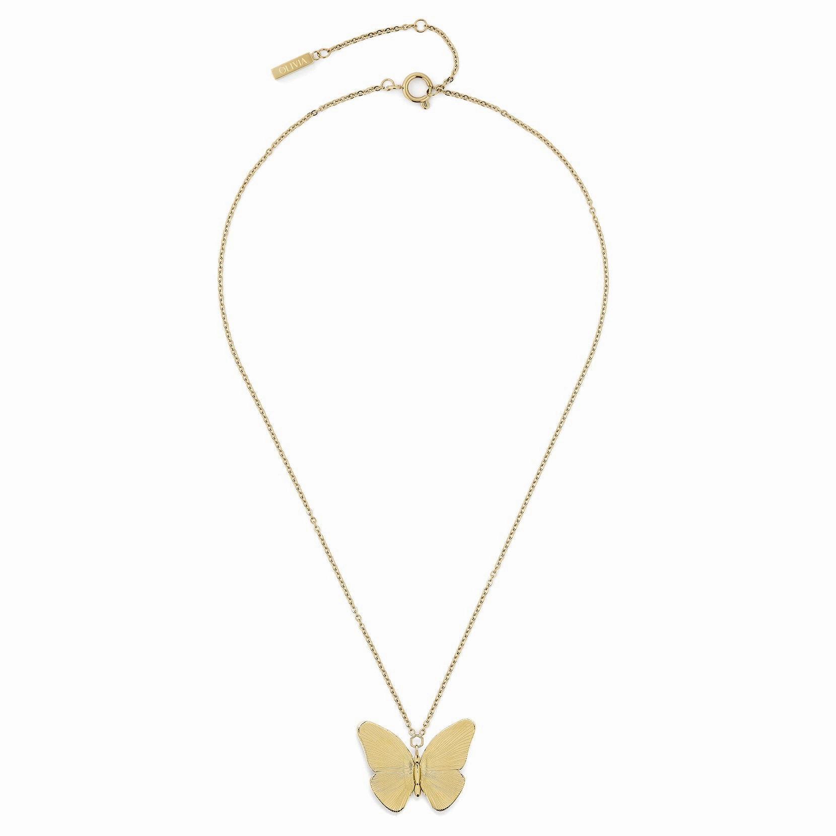 Olivia Burton Signature Butterfly Gold Necklace 24100119