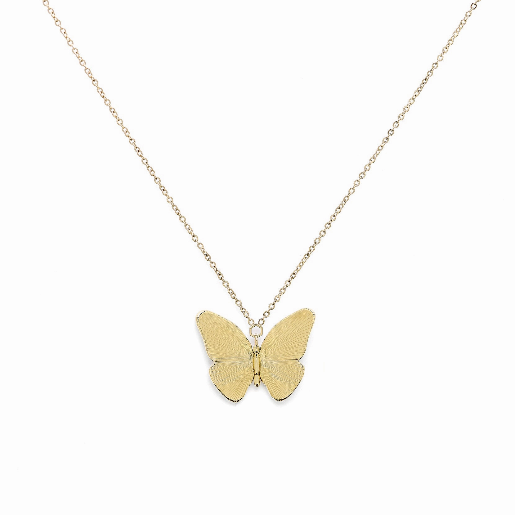 Olivia Burton Signature Butterfly Gold Necklace 24100119