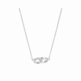 Olivia Burton The Classics Silver Interlink Necklace OBJ16ENN54