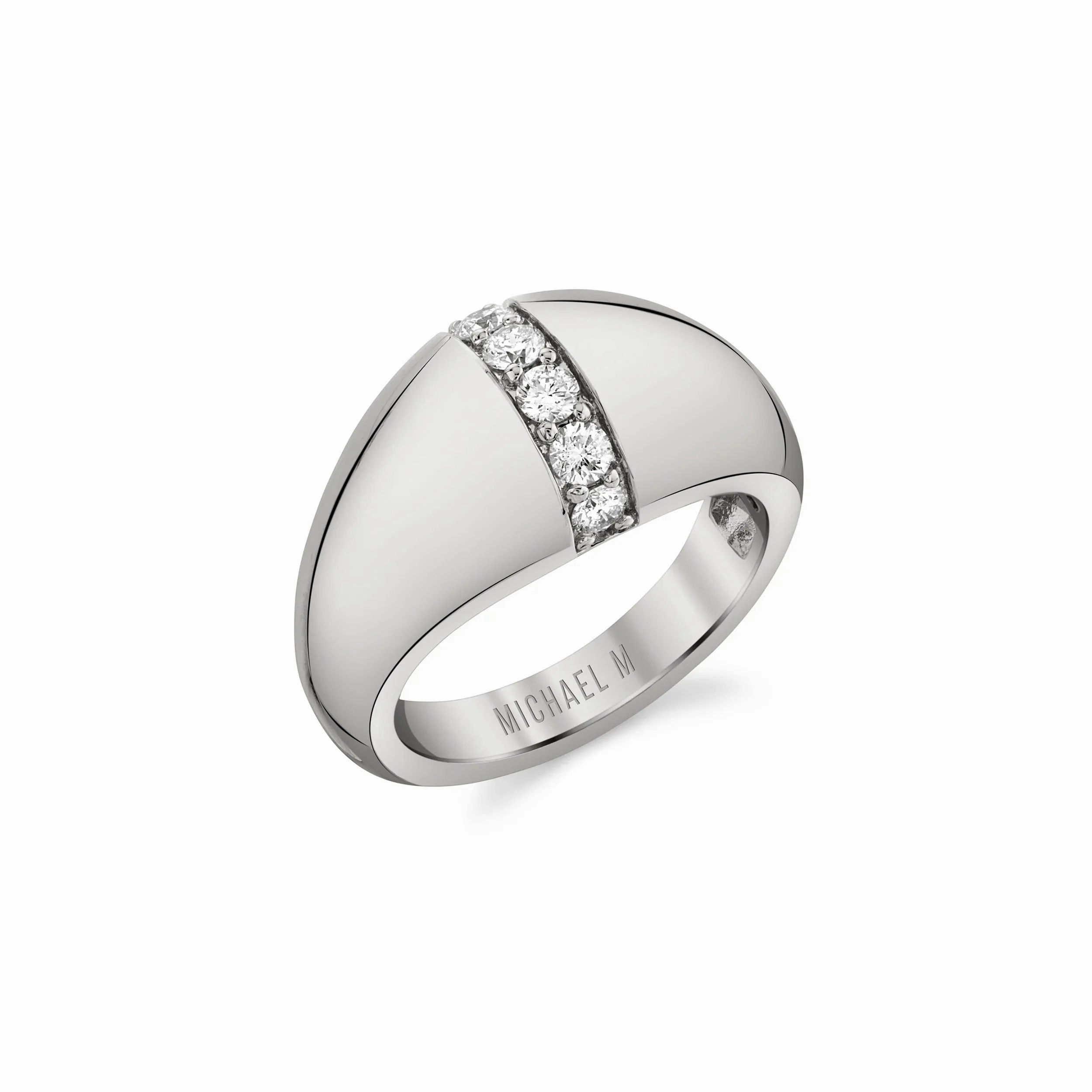 Orb Split Signet Ring F522