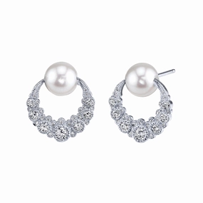 Orbiting Moon Earrings