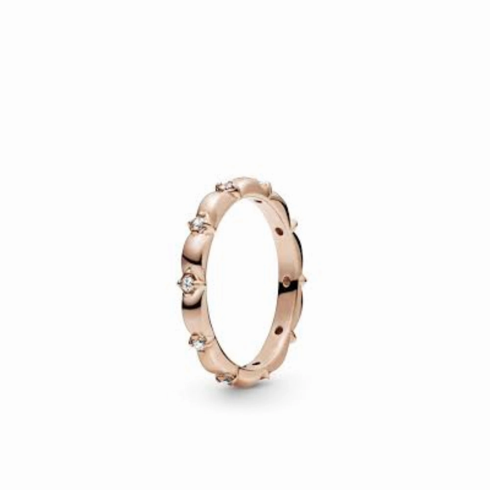 Pandora 14k rose gold-plated Flower Petals Ring