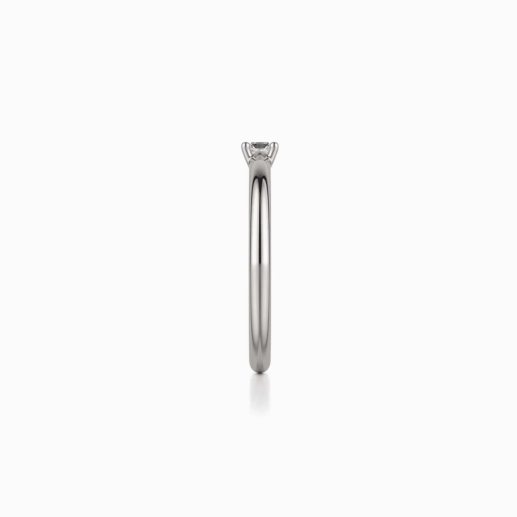 Petite Solitaire Diamond Ring B324-YG4