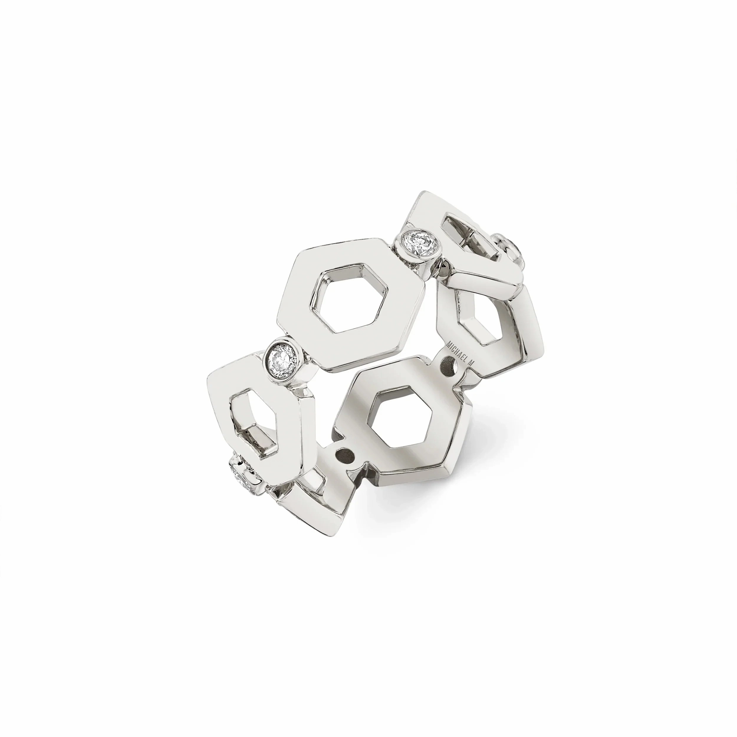 Plain Hex Infinity Band F504