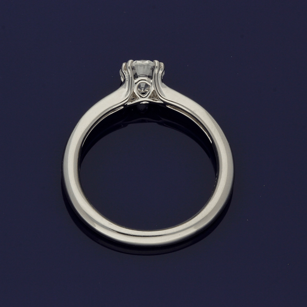 Platinum 0.70ct Certificated Diamond Solitaire Engagement Ring