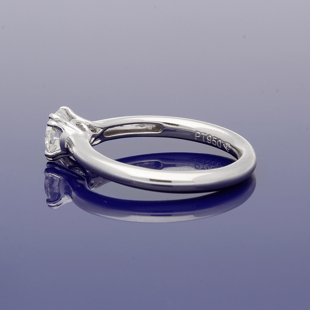 Platinum 0.70ct Certificated Diamond Solitaire Engagement Ring