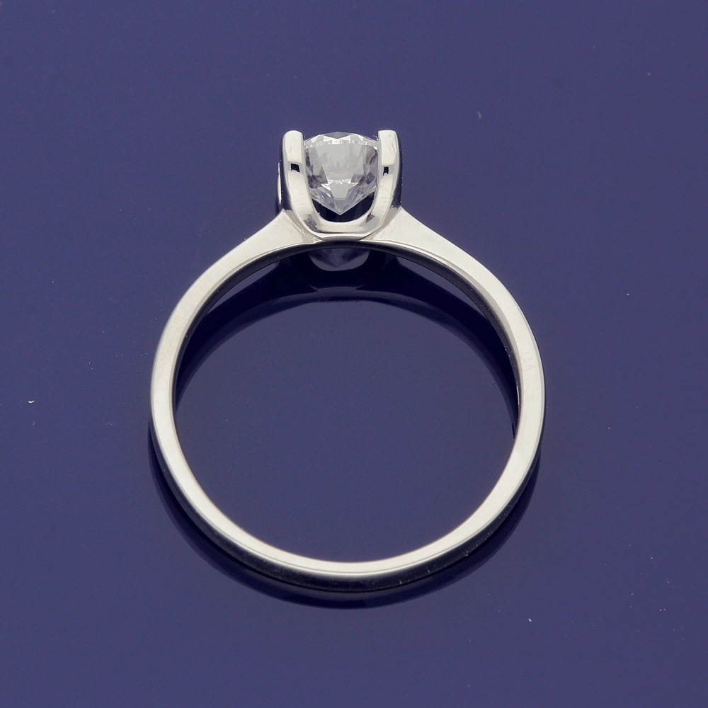 Platinum 0.90ct Certificated Round Brilliant Cut Diamond Solitaire Ring