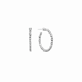Platinum Born Small Limitless Hoop Earrings