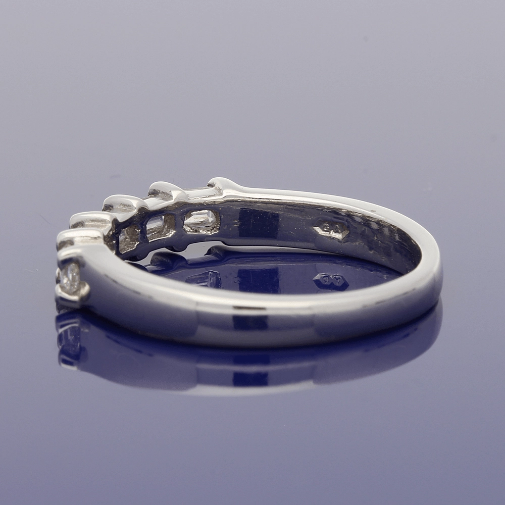 Platinum Diamond Baguette 5-Stone Ring