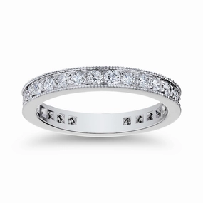 Platinum Diamond Eternity Band