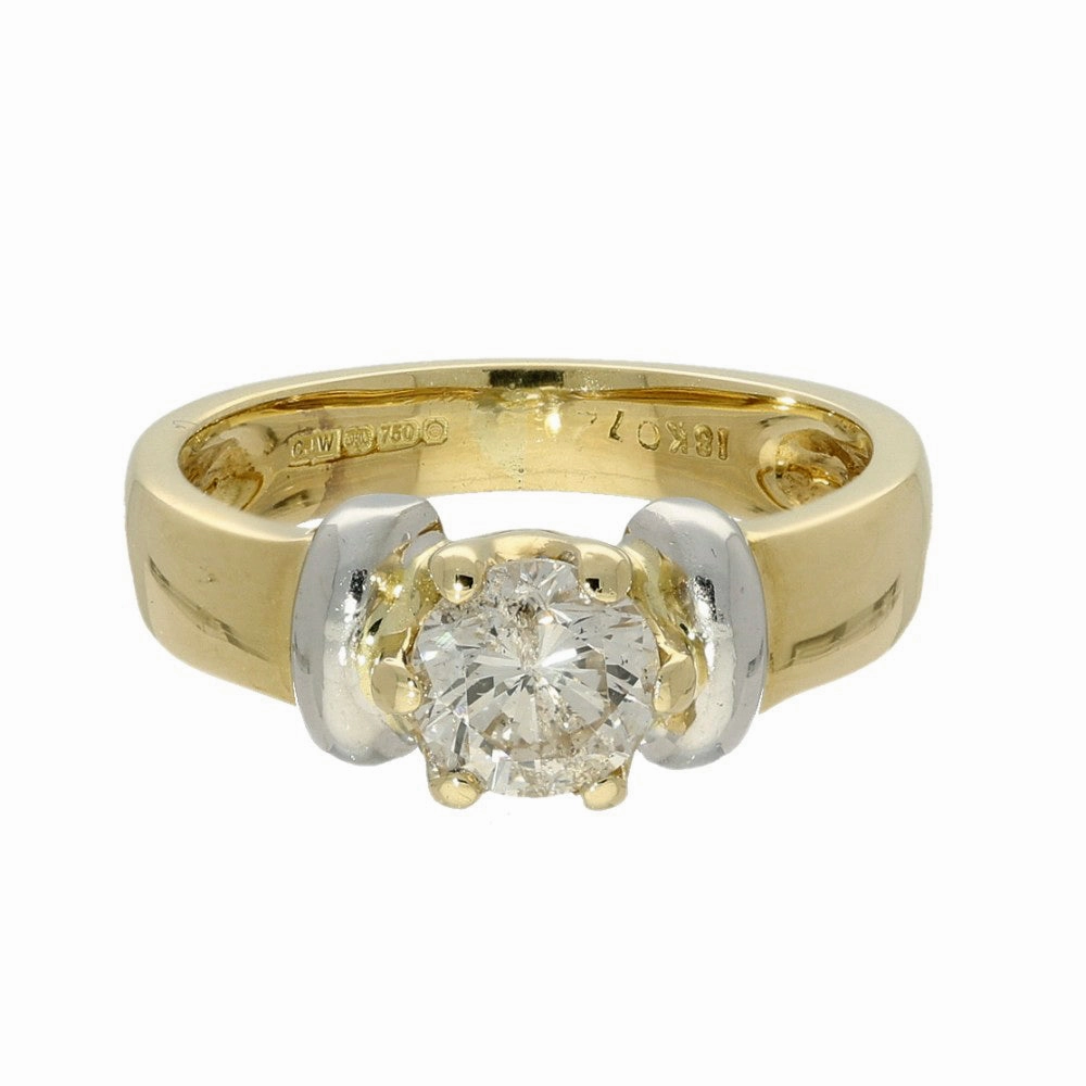 Pre-owned 18ct Yellow Gold Diamond Ring