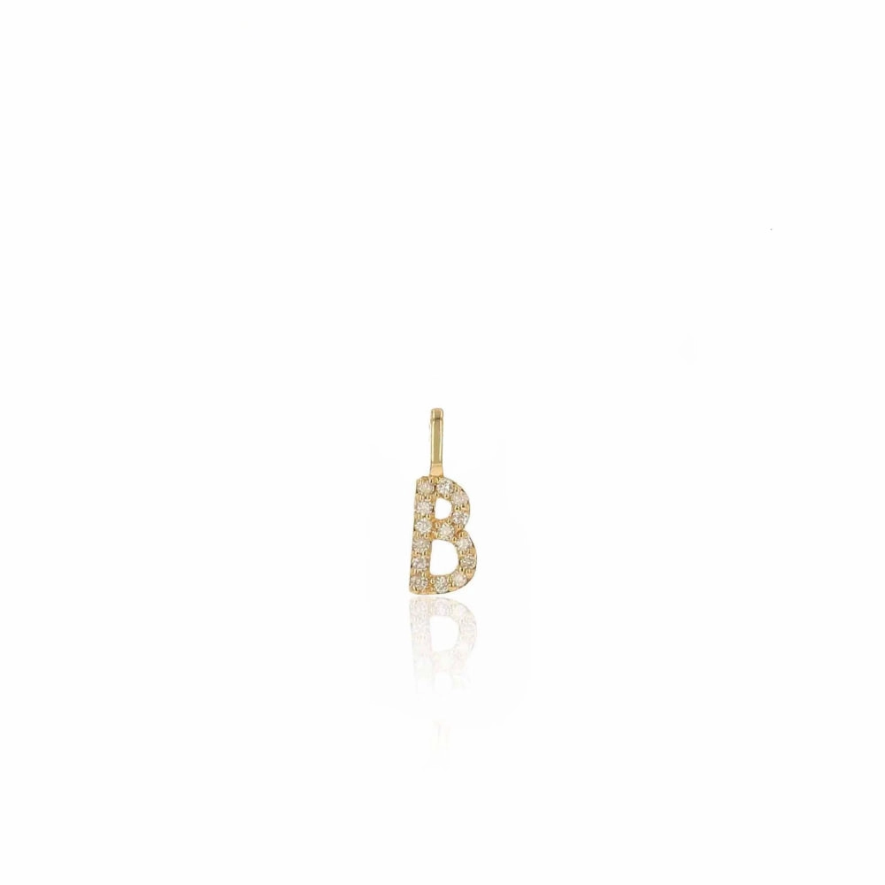 Rachel Reid 14k Diamond Letter Charm