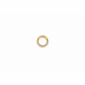 Rachel Reid 14k Round Diamond Charm Clip