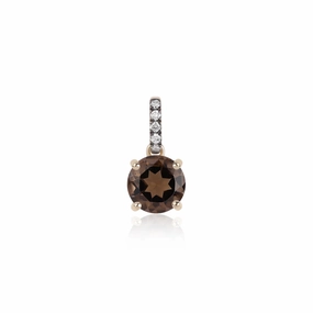 Rachel Reid 14k Smoky Quartz Gemstone Charm