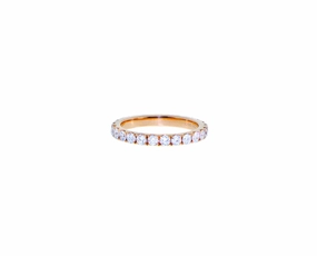Rose gold alliance ring