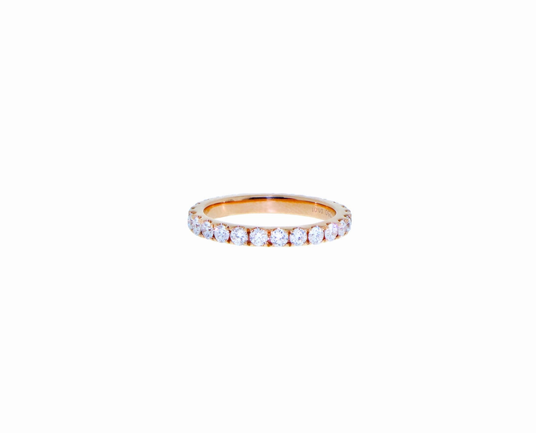 Rose gold alliance ring