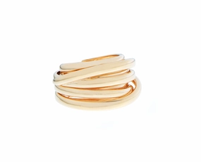 Rose gold multi ring